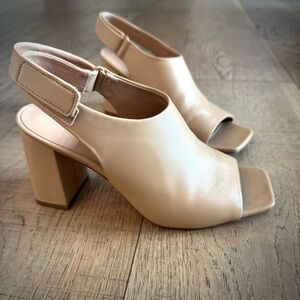 Vince Tan Block Heel Sandals